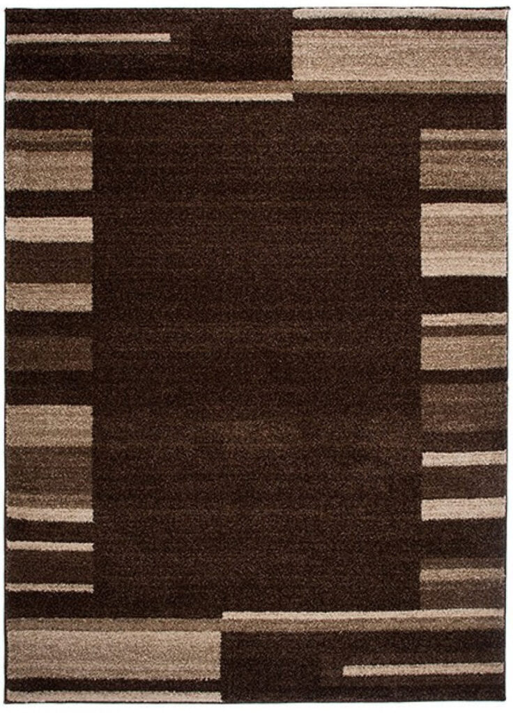 Vloerkleed Sari Donker Bruin Rand