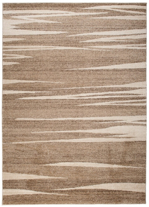 Vloerkleed Sari Donker Beige Gestreept