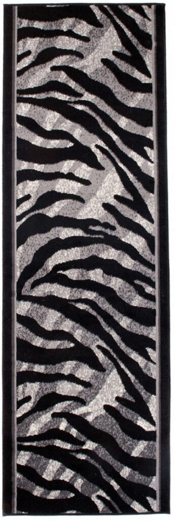 Loper Dream Grijs Zwart Dierenprint