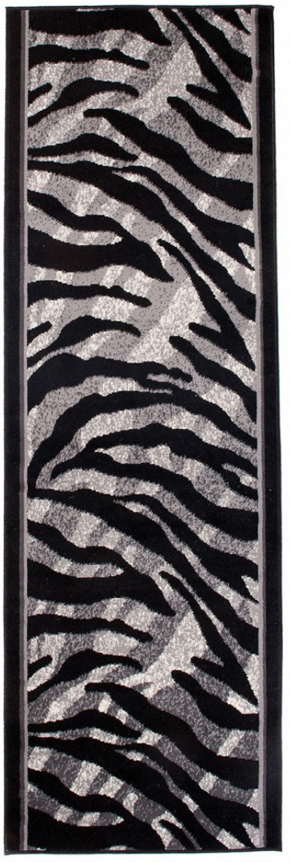 Loper Dream Grijs Zwart Dierenprint