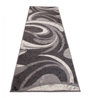 Loper Dream Abstract Grijs Dunne Golven