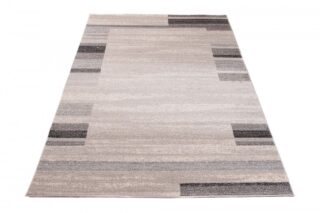Vloerkleed Sari Licht Beige Grijs Rand