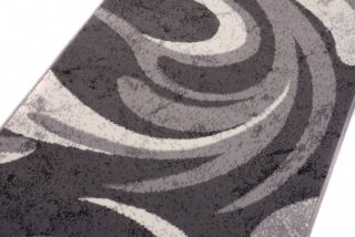 Loper Dream Abstract Grijs Dunne Golven