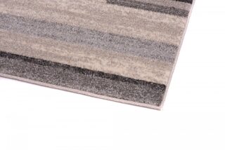 Vloerkleed Sari Licht Beige Grijs Rand