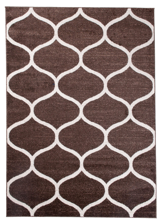 Vloerkleed Sari Bruin Trellis