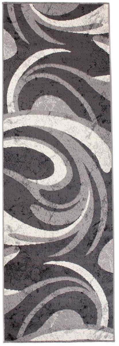 Loper Dream Abstract Grijs Dunne Golven