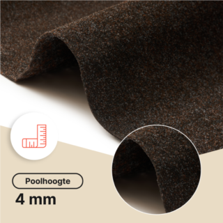 Kunstgras Vera Bruin 4mm