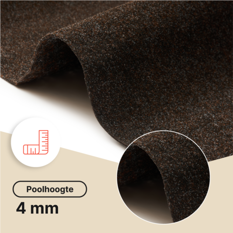 Kunstgras Vera Bruin 4mm