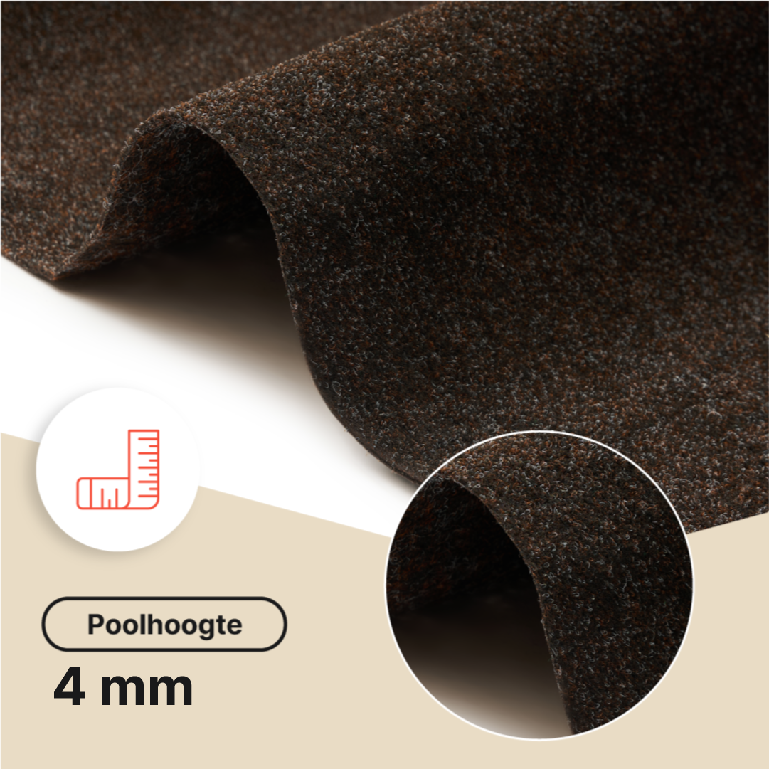 Kunstgras Vera Bruin 4mm