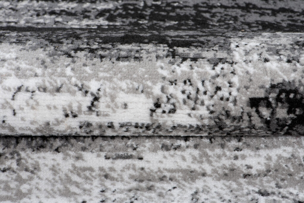 Loper Maya Grijs Zwart Abstract
