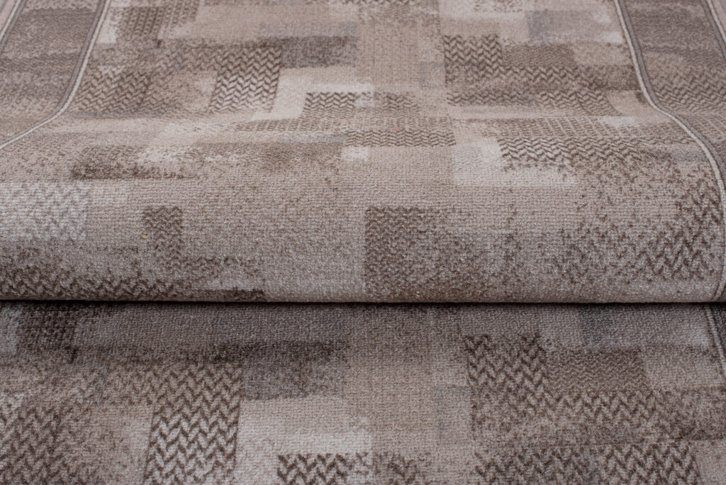 Loper Antislip Beige Patchwork