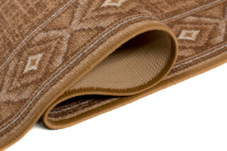 Loper Antislip Bruin Ruiten