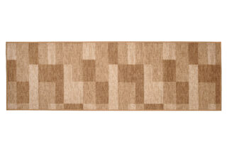 Loper Antislip Beige Geometrisch