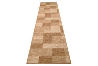 Loper Antislip Beige Geometrisch