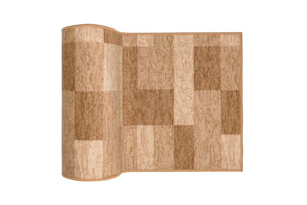 Loper Antislip Beige Geometrisch