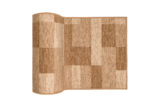 Loper Antislip Beige Geometrisch