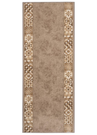 Loper Antislip Beige Mozaïek