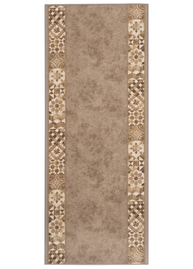 Loper Antislip Beige Mozaïek