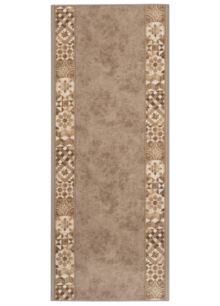 Loper Antislip Beige Mozaïek