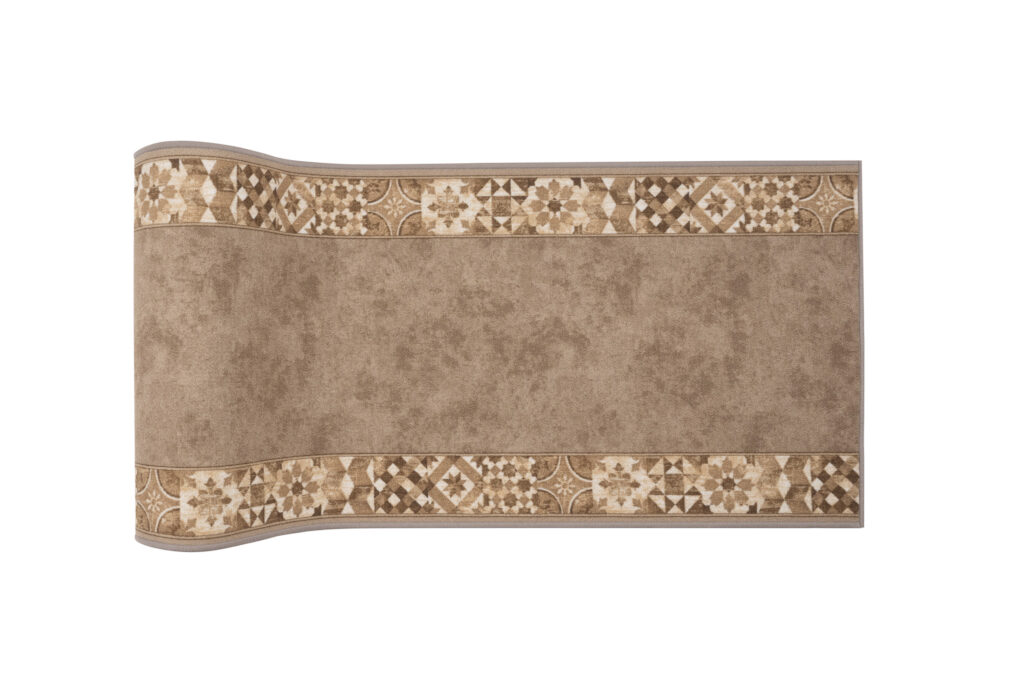 Loper Antislip Beige Mozaïek