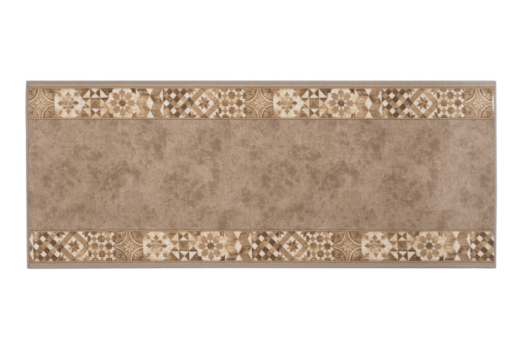 Loper Antislip Beige Mozaïek