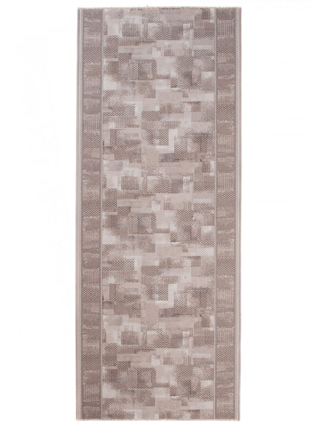 Loper Antislip Beige Patchwork