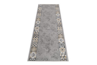 Loper Antislip Grijs Mozaïek