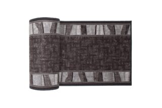 Loper Antislip Bruin Grijs