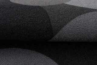 Loper Antislip Grijs Blauw Halve Cirkels