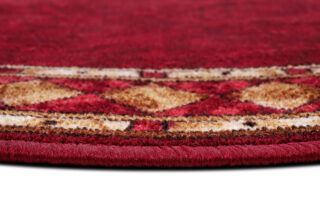 Loper Antislip Bordeaux Ornamenten