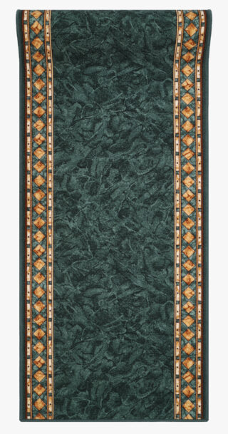 Loper Antislip Groen Ornamenten