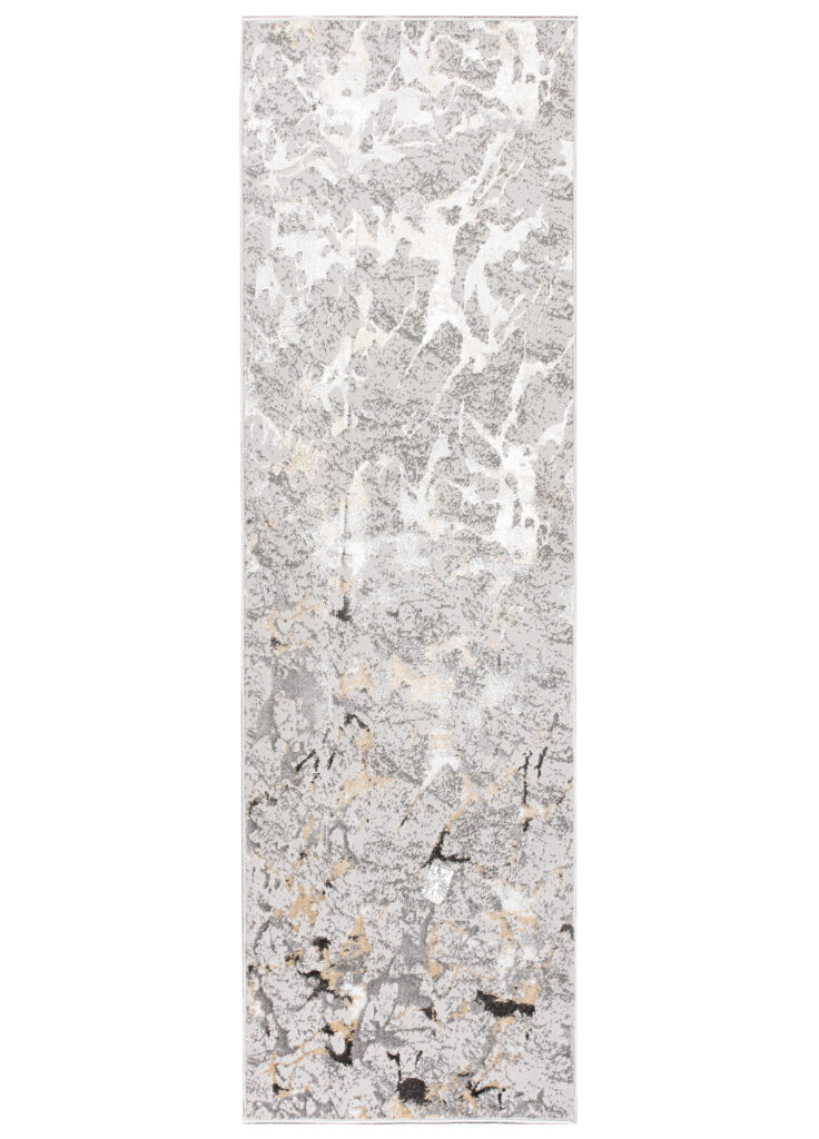 Loper Crystal Grijs Beige Abstract