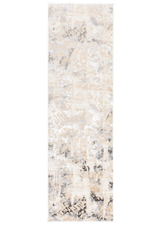 Loper Crystal Beige Grijs Retro