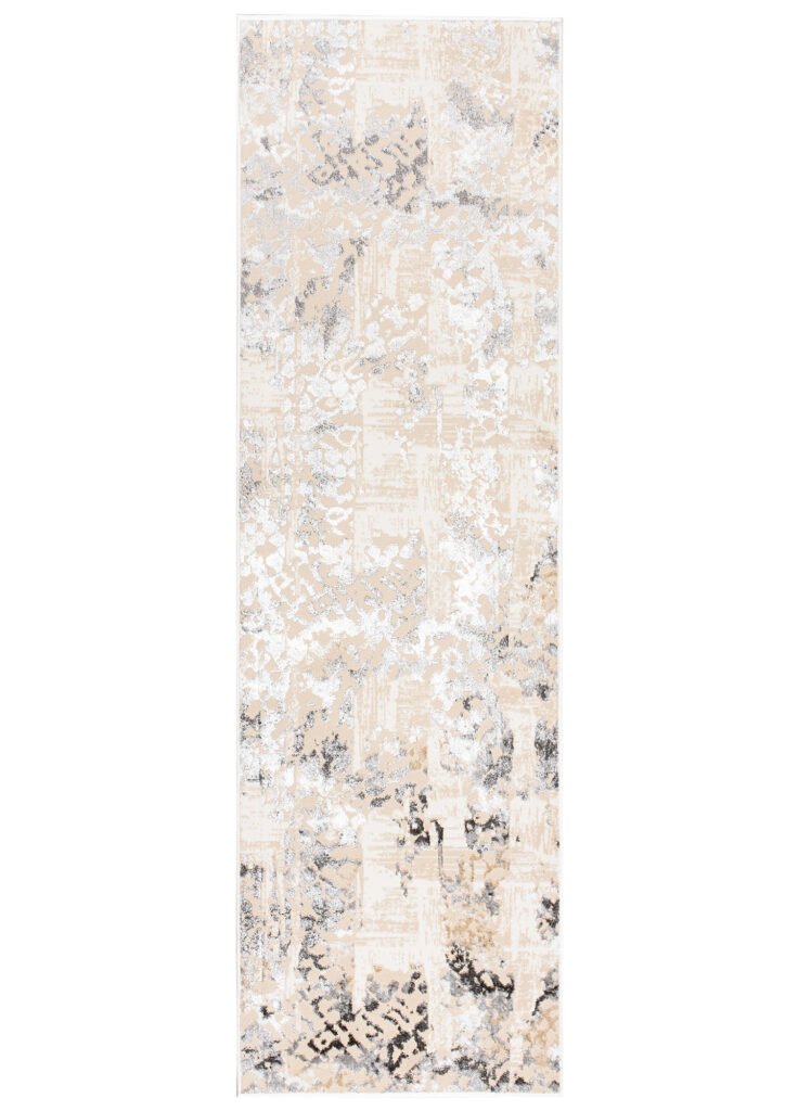 Loper Crystal Beige Grijs Retro