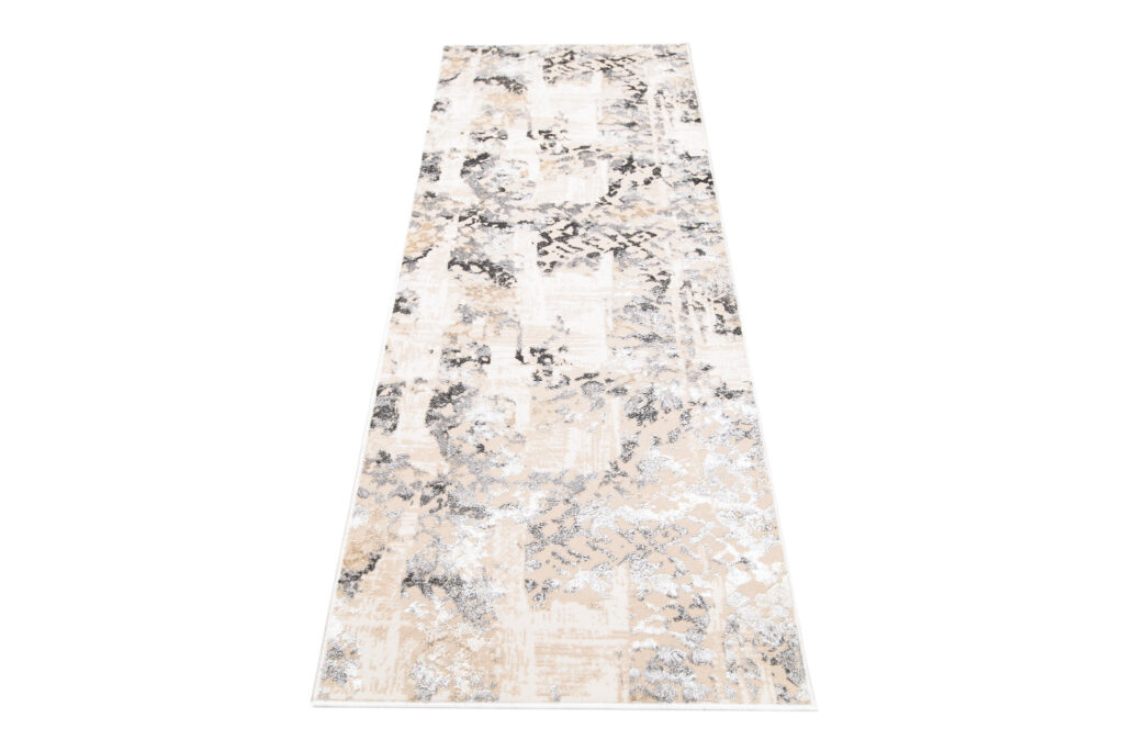 Loper Crystal Beige Grijs Retro