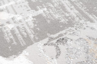 Loper Crystal Donkergrijs Retro