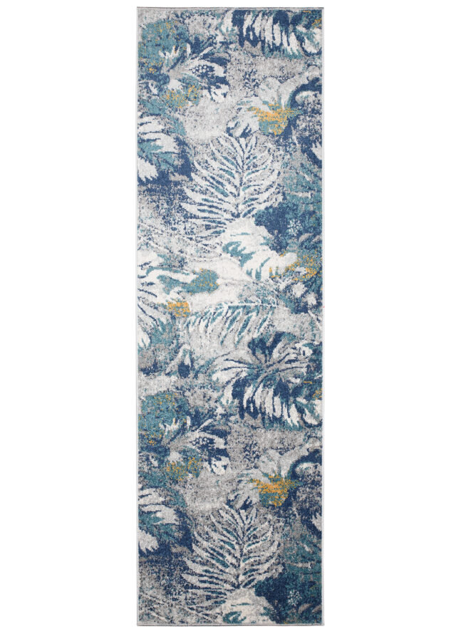Loper Lazur Donkerblauw Bladeren