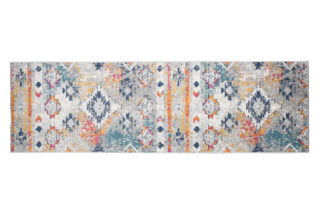 Loper Lazur Grijs Veelkleurig Boho