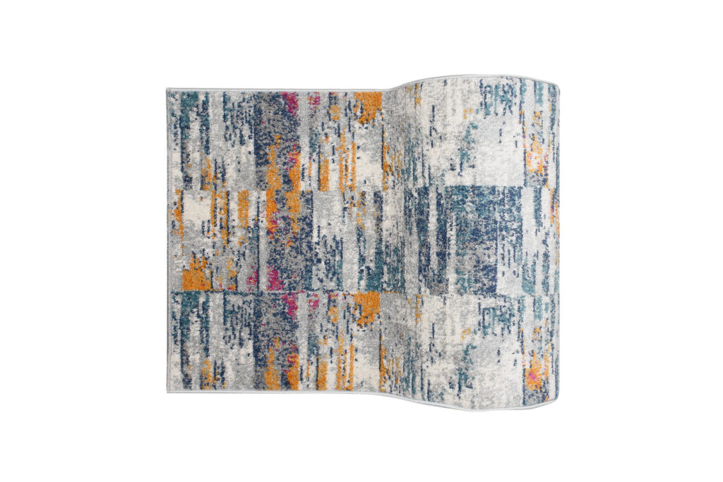 Loper Lazur Veelkleurig Abstract