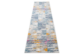 Loper Lazur Veelkleurig Abstract