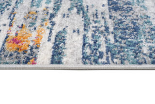 Loper Lazur Veelkleurig Abstract