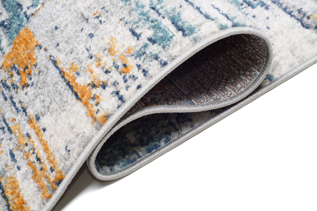 Loper Lazur Veelkleurig Abstract