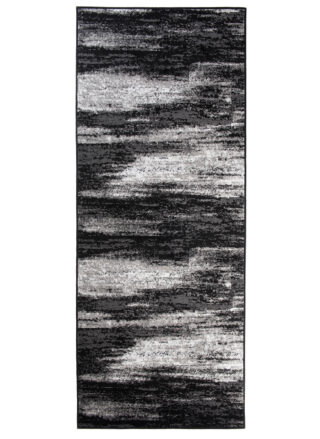 Loper Maya Grijs Zwart Abstract