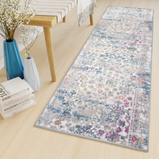 Loper Lazur Veelkleurig Vintage