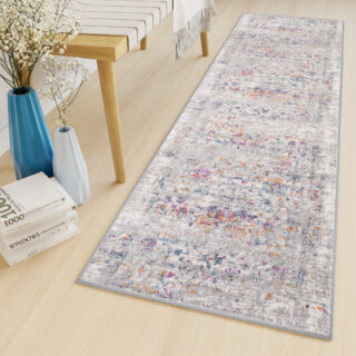 Loper Lazur Grijs Veelkleurig Vintage