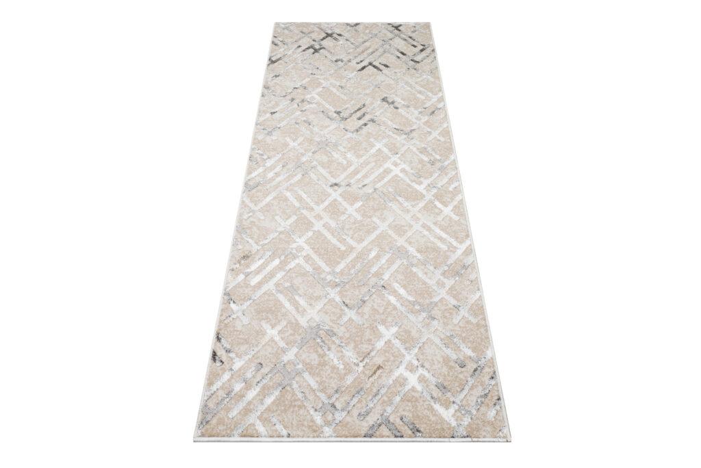 Loper Crystal Grijs Beige Ruiten