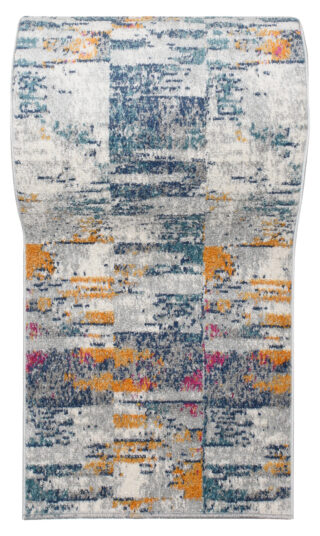 Loper Lazur Veelkleurig Abstract