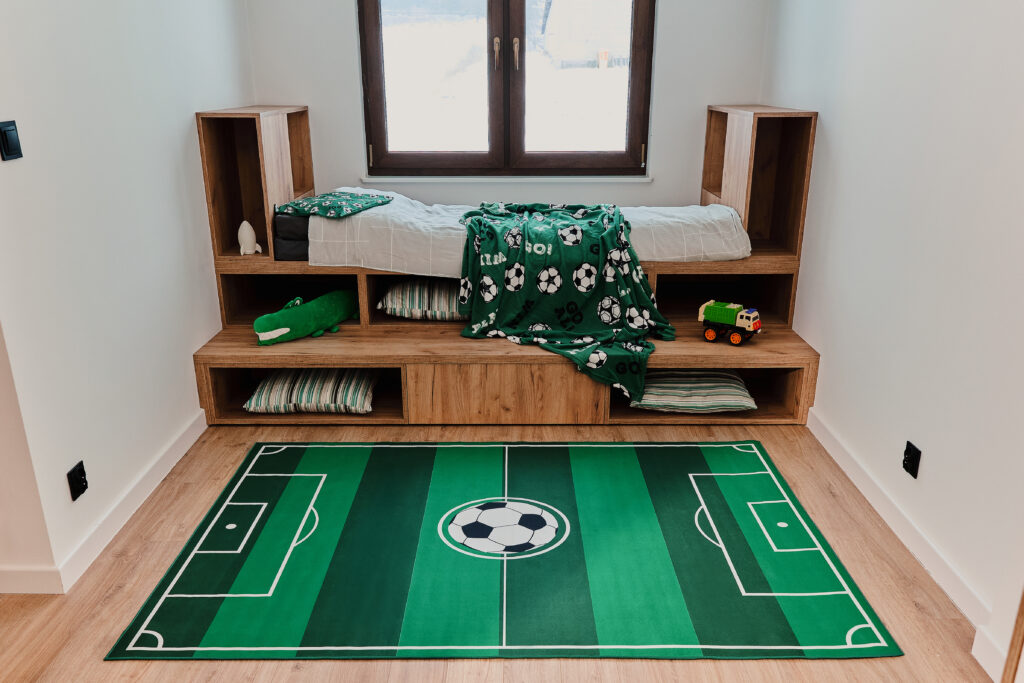Kinderkleed Snooki Voetbalveld Groen Antislip