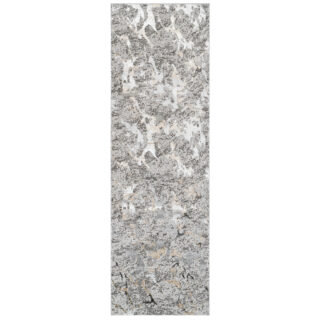 Loper Crystal Donkergrijs Beige Modern