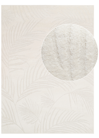 Vloerkleed Terra Crème Palmbladeren